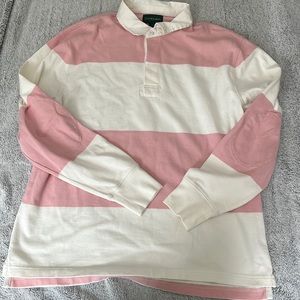 J Crew Long Sleeve Rugby Shirt